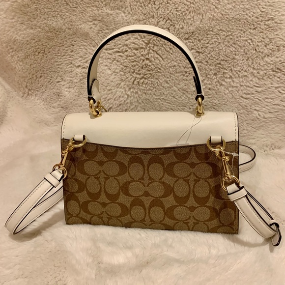 Coach Tilly Top Handle Satchel in Signature Canvas - Picture 4 of 12